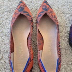 Rothy's Women's Orange and Blue Flats